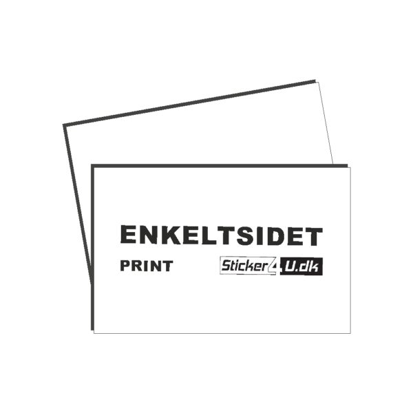 3mm alubond plade – Inkl. print på én side